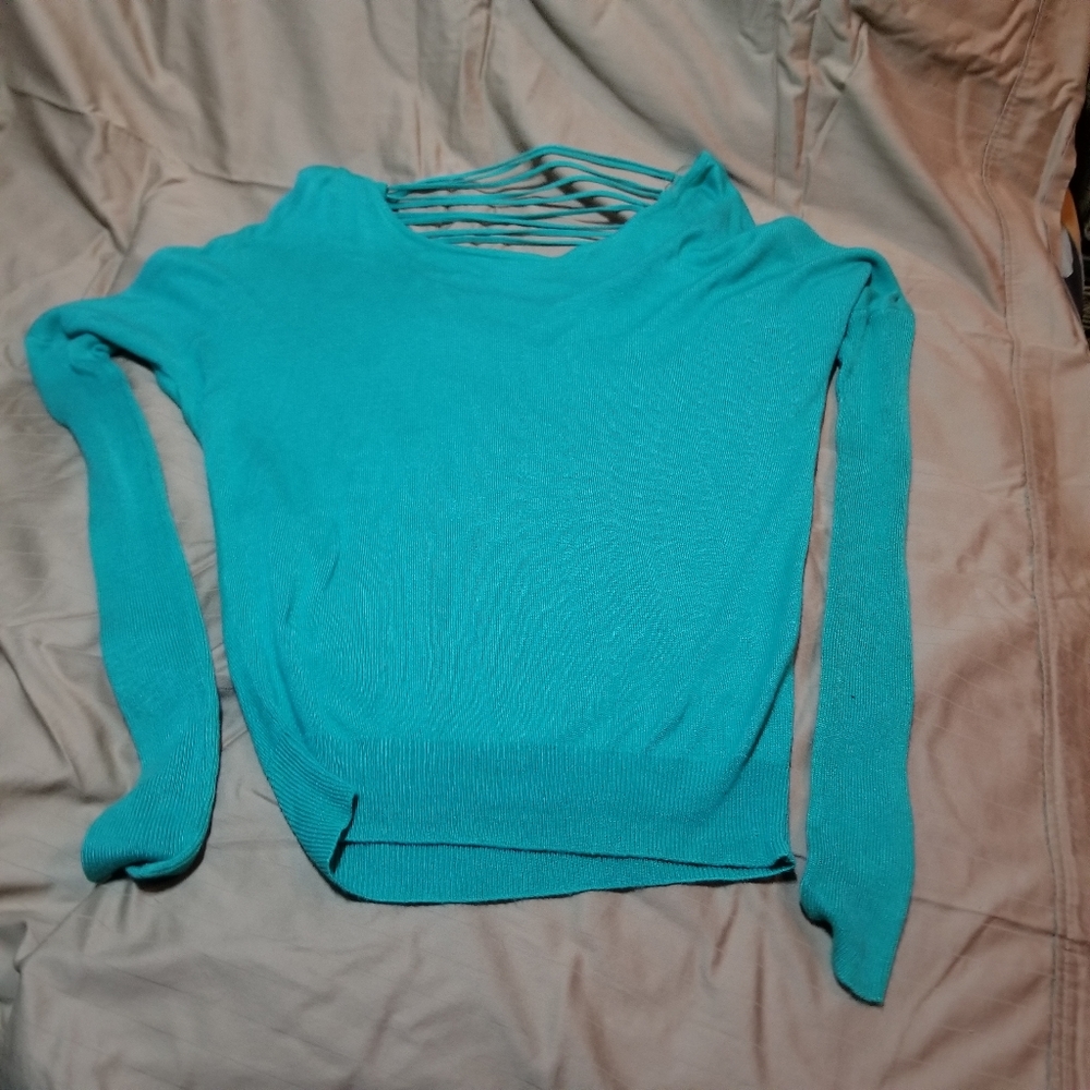 2 for 1 Say What? Open Back Long Sleeve Tops